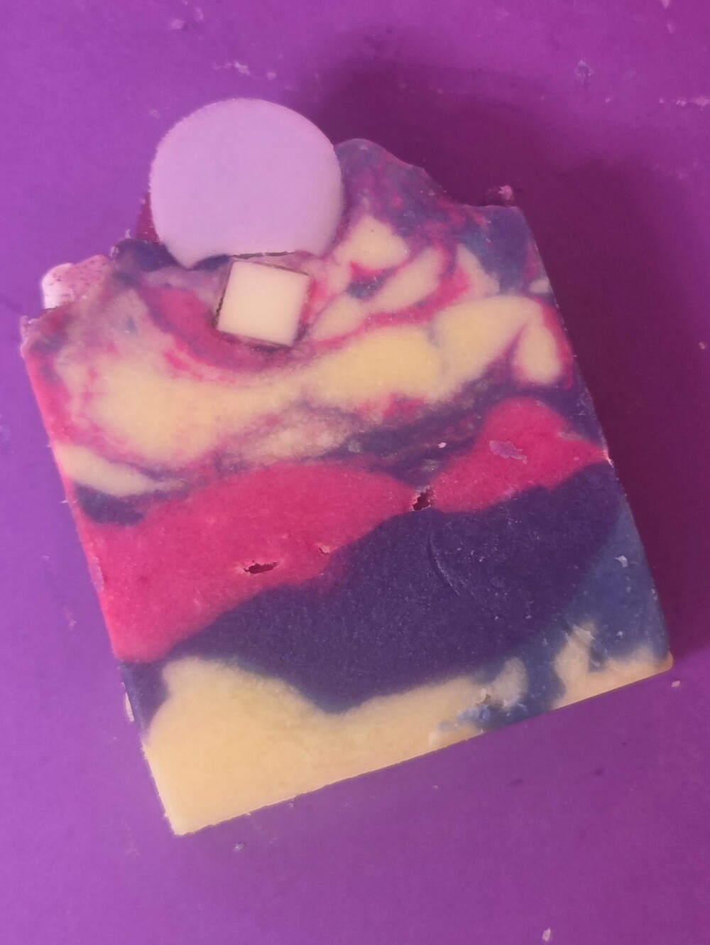 Blackberry Sugar Organic Cold Process Swirl Soap. Fall Soap
